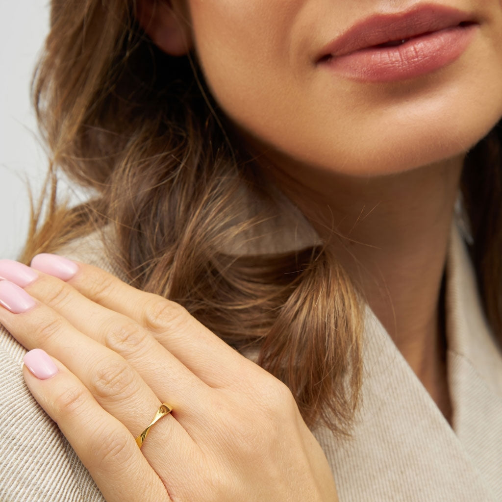 LULU Copenhagen 180 Ring Rings Gold plated