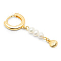 Beach earring 1 pcs - Gold plated