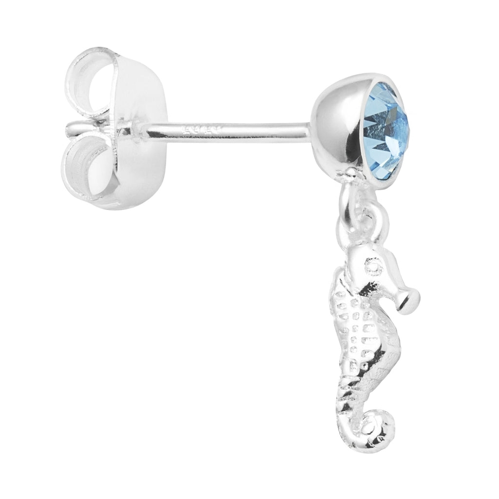 LULU Copenhagen Beach Life earring 1 pcs - Silver Plated Ear stud, 1 pcs Silver Plated