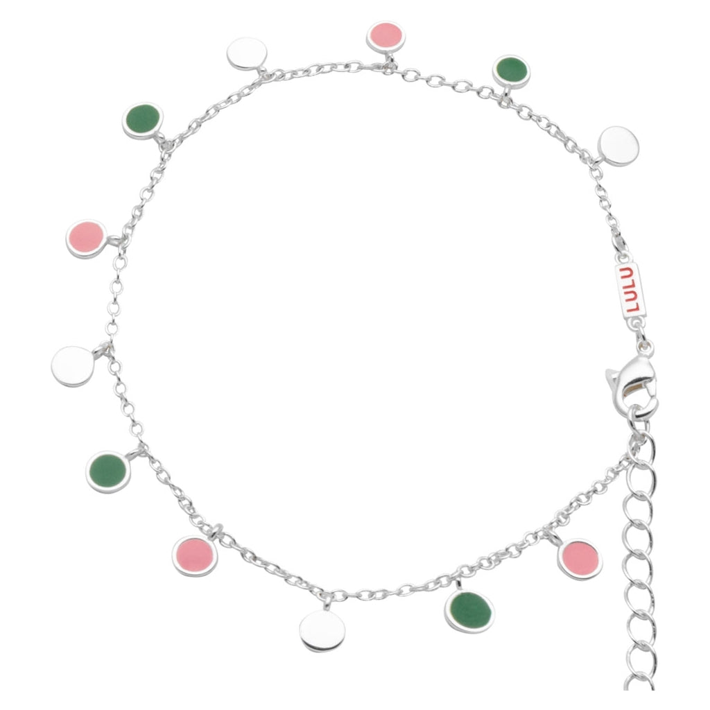 LULU Copenhagen Boho Bracelet silver plated Bracelets Green