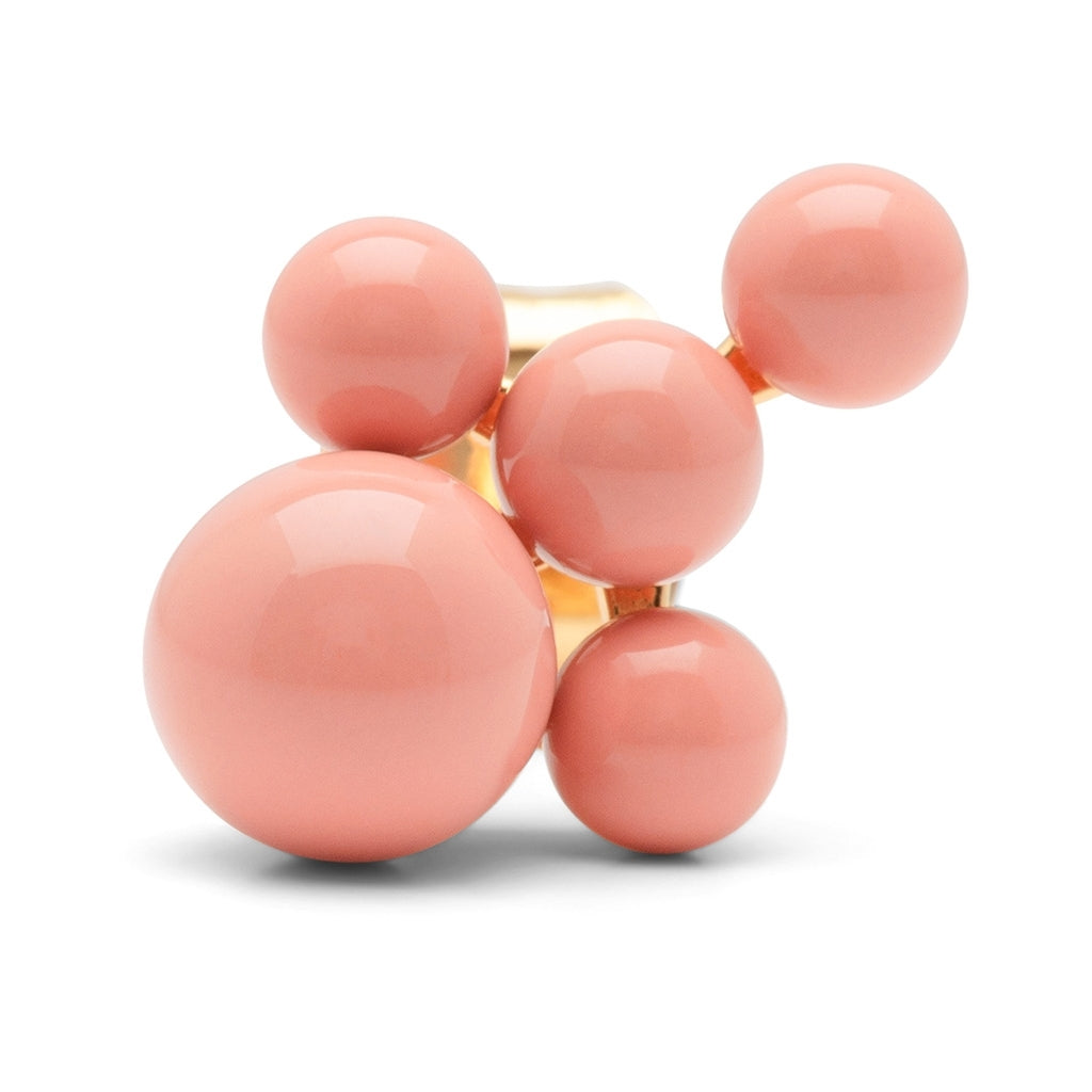 LULU Copenhagen Bouquet Cloud earring 1 pcs Ear stud, 1 pcs Burnt Coral