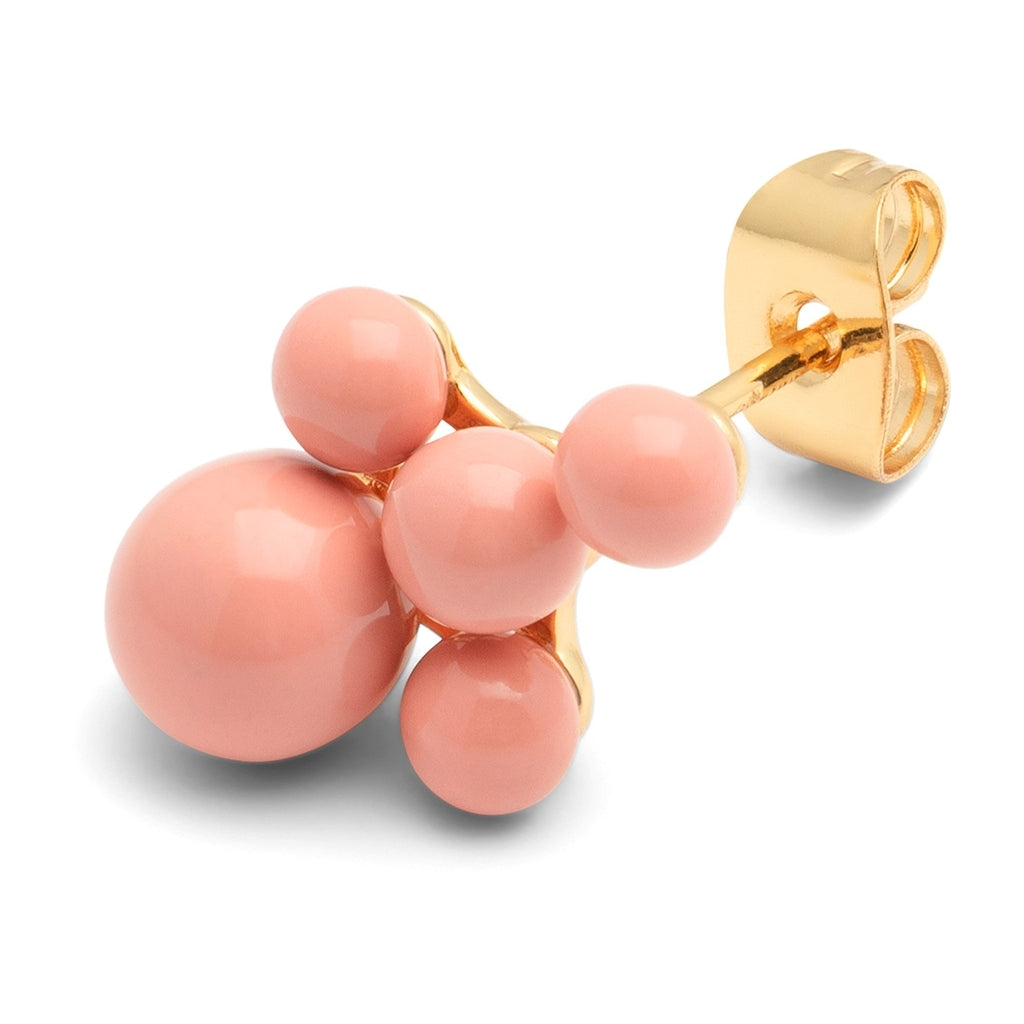 LULU Copenhagen Bouquet Cloud earring 1 pcs Ear stud, 1 pcs Burnt Coral