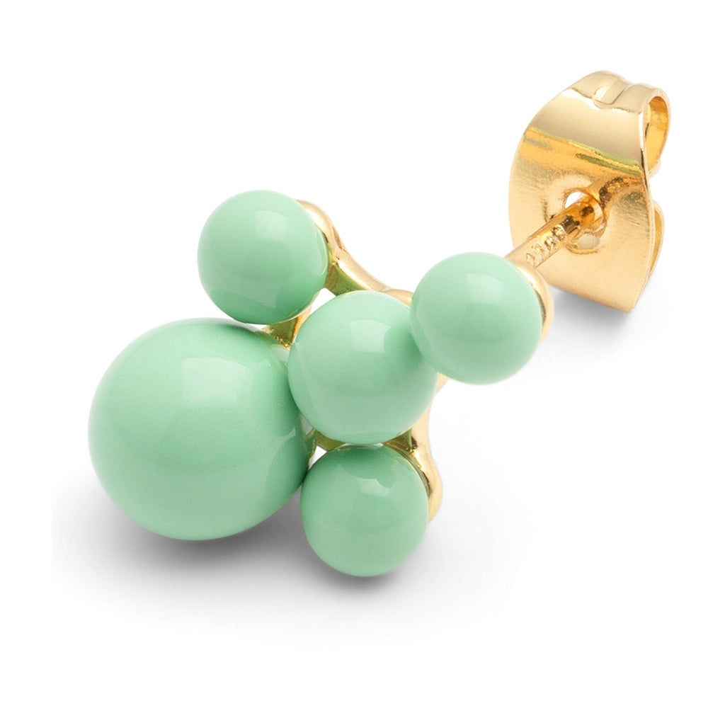 LULU Copenhagen Bouquet Cloud earring 1 pcs Ear stud, 1 pcs Seasalt Green
