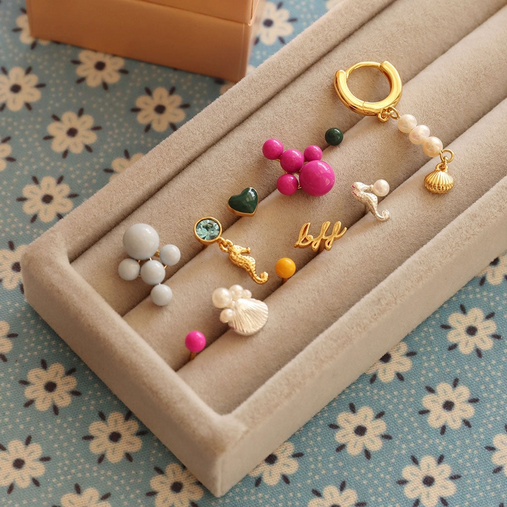 LULU Copenhagen Bouquet Cloud earring 1 pcs Ear stud, 1 pcs Sunflower