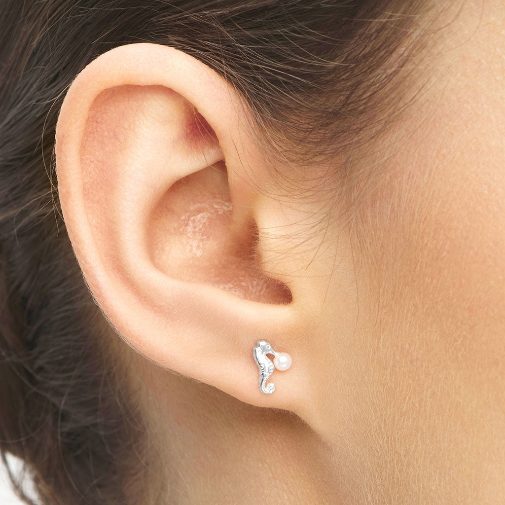 LULU Copenhagen Bubblegum earring 1 pcs - Silver Plated Ear stud, 1 pcs Silver Plated