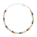 Color Ball Bracelet - silver plated - Beach