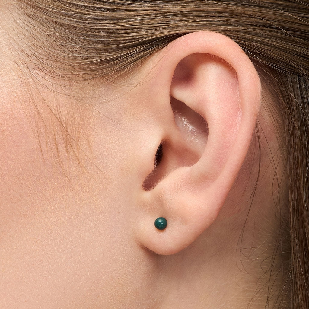 LULU Copenhagen Color Ball earring 1 pcs Ear stud, 1 pcs North Sea Green