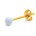 Color Ball earring 1 pcs - Skyride Blue