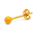 Color Ball earring 1 pcs - Sunflower