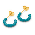 Color Ball Hoops - Small - Pair - Retro Blue