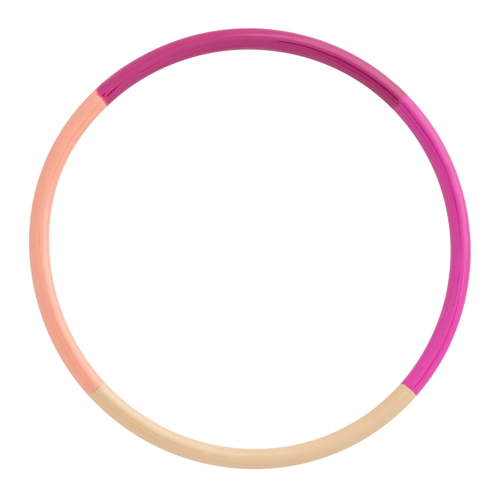 LULU Copenhagen Color Bangle Quatro Bracelets Pink Sunset