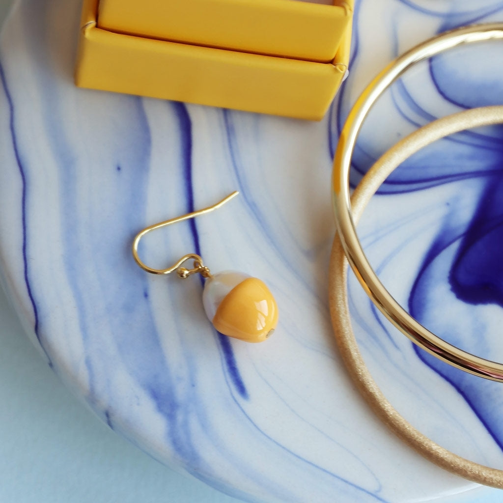 LULU Copenhagen Color Bangle Bracelets Gold plated