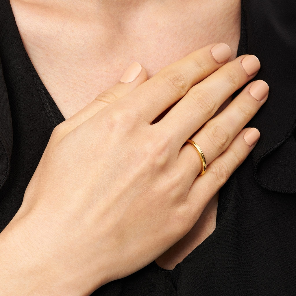 LULU Copenhagen Color Ring Rings Gold plated