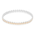 Confetti Bangle - Silver Plated - Buttercream