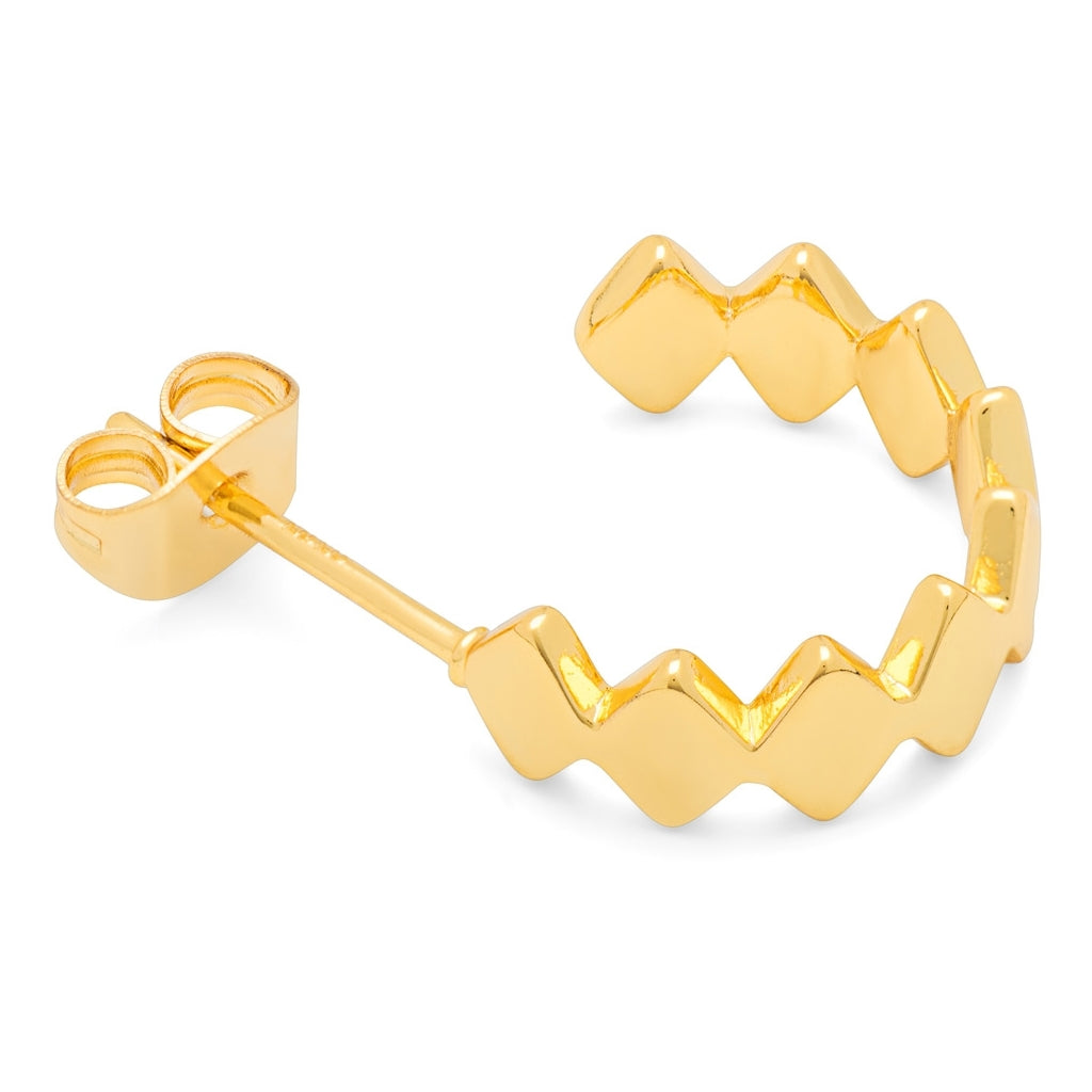 LULU Copenhagen Confetti Hoops Pair Gold plated Hoops Gold plated