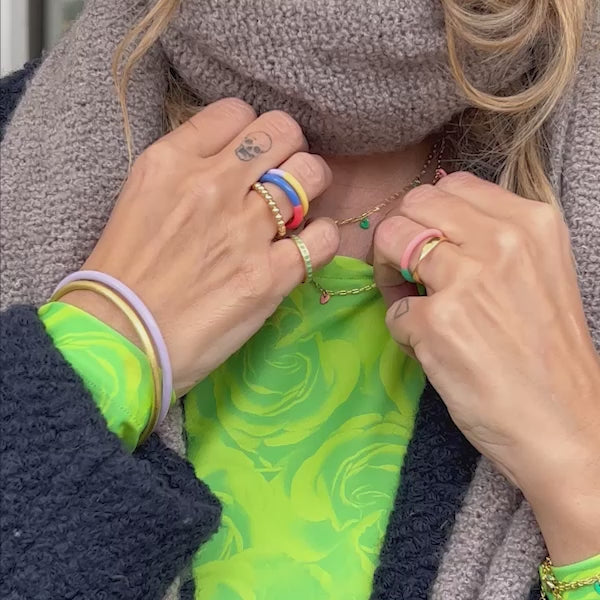 LULU Copenhagen Love U Necklace silver plated Necklaces Silver Plated - Video preview