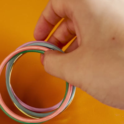 LULU Copenhagen Color Bangle Bracelets Light Green