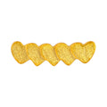 Domino Hearts 5 earring 1 pcs - Gold plated