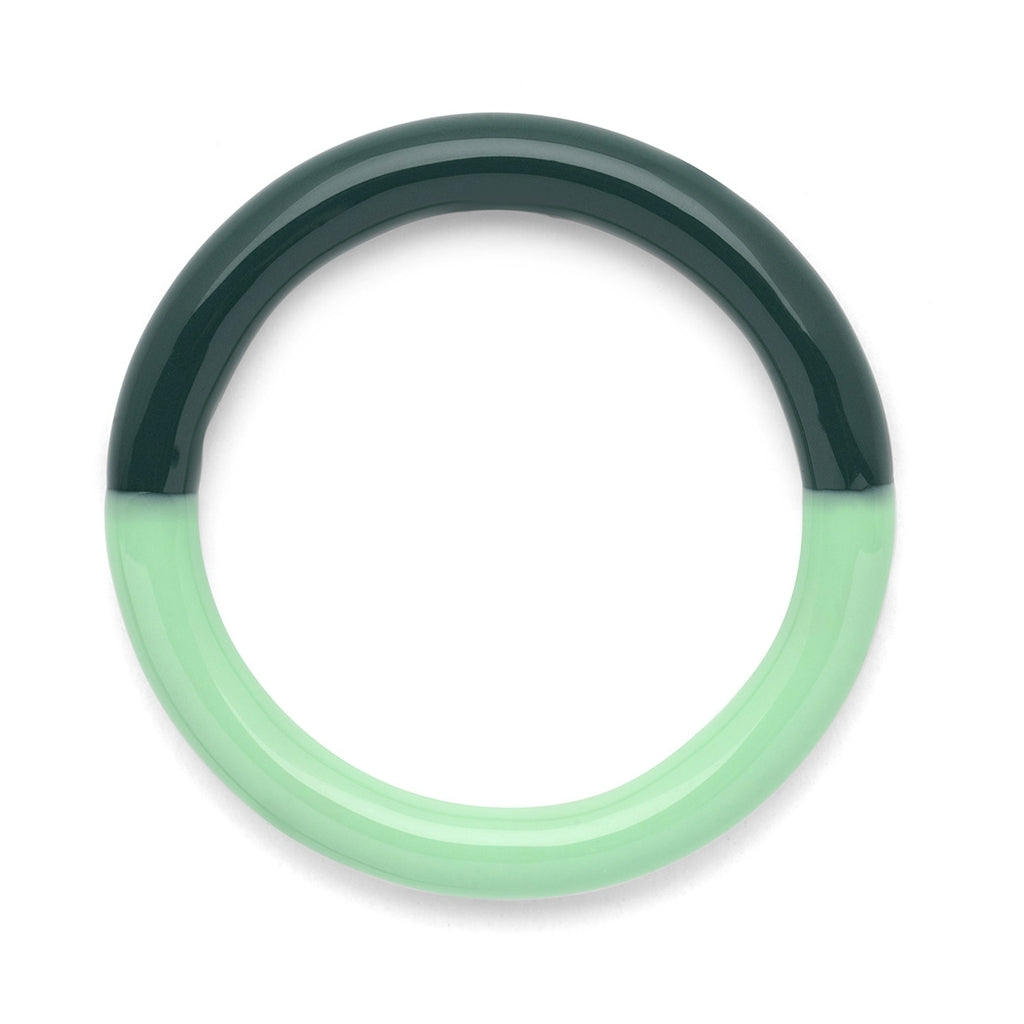 LULU Copenhagen Double Color Ring Rings North Sea Green/Seasalt Green