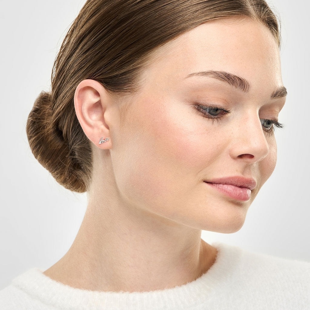 LULU Copenhagen For My Love earring 1 pcs Ear stud, 1 pcs Silver