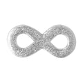 Infinity earring 1 pcs - Silver