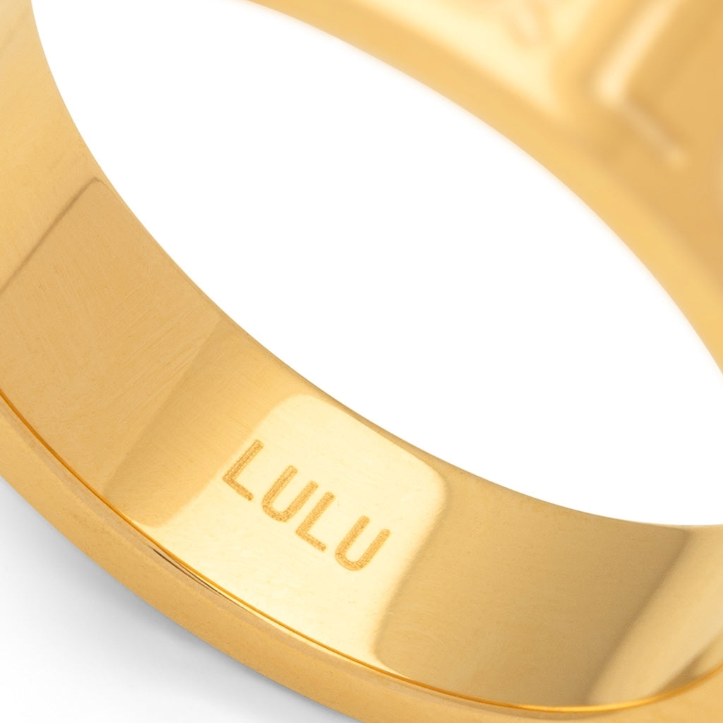 LULU Copenhagen Love & Cake Ring - Gold Plated Rings Gold plated