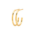 Non Hoops Medium pair - Gold plated