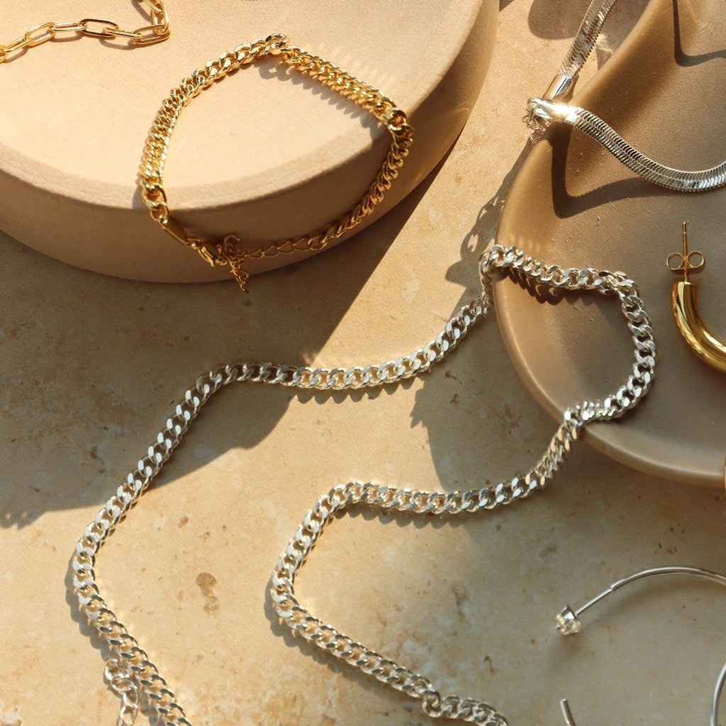 LULU Copenhagen Panzer Necklace silver plated Necklaces Silver Plated