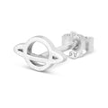 Saturn earring 1 pcs - Silver