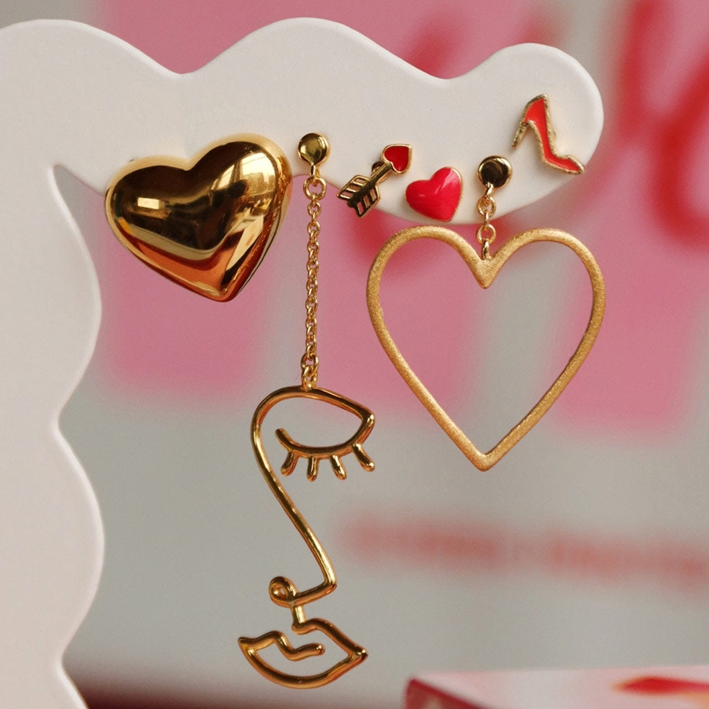 LULU Copenhagen Stiletto earring 1 pcs Ear stud, 1 pcs Gold plated