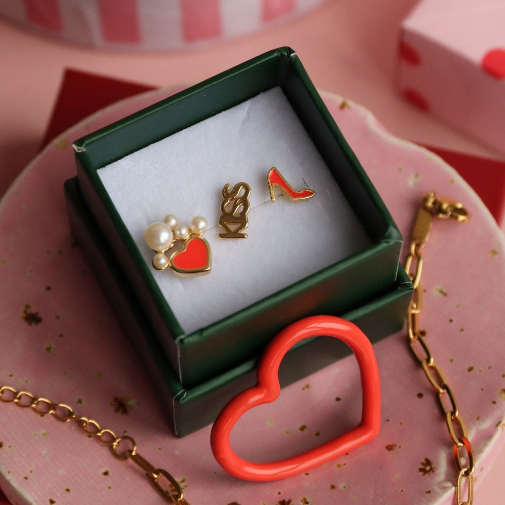 LULU Copenhagen Stiletto earring 1 pcs Ear stud, 1 pcs Gold plated