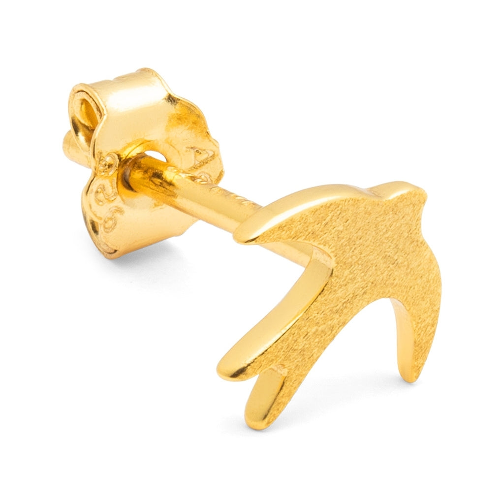 LULU Copenhagen Swallow earring 1 pcs Ear stud, 1 pcs Gold plated