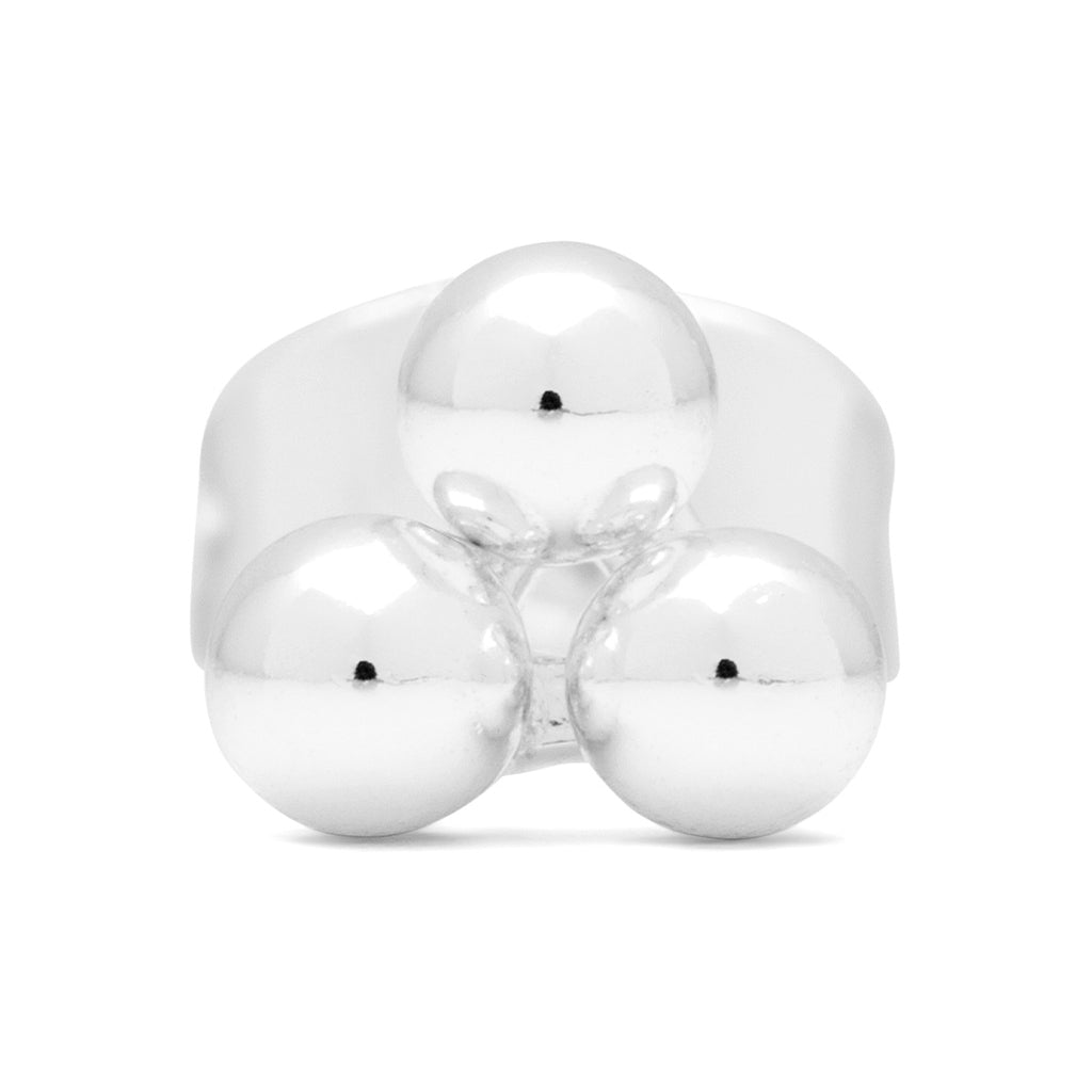 LULU Copenhagen Trio earring 1 pcs Ear stud, 1 pcs Silver Plated
